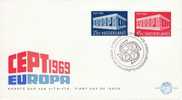 1969 - OLANDA FDC  EUROPA CEPT - VEDI - 1969