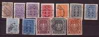 K2512 - AUSTRIA Yv N°314/25 - Used Stamps