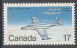 Canada 1980 Mi 784 YT 752 ** Avro Canada CF-100 - Military Aircraft / Avions Militaires / Militärflugzeuge - Unused Stamps