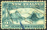 New Zealand #82 (SG #258) 2sh Milford Sound Used From 1898 - Used Stamps