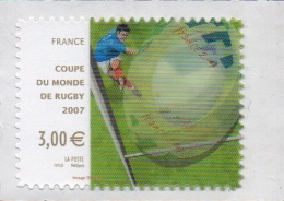 France Sport Rugby N° 4080 ** Ou 128 Autoadhésif - Coupe Du Monde 2007 - Ballon - Rugby