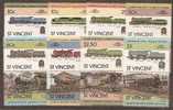 ST VINCENT - 1983 Trains. Scott 699-706. MNH ** - St.Vincent (1979-...)