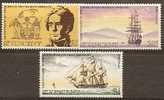 ST VINCENT - 1972 Sailing Ships. Scott 341-3. MNH ** - St.Vincent (1979-...)