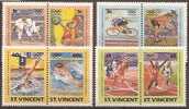 ST VINCENT - 1984 Summer Olympic Games. Scott 765-8. MNH ** - St.Vincent (1979-...)