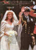 BULK:2 X TUVALU 1986 Ferguson Red Head Wedding $6. Imperf.souvenir Sheet  [non Dentelé,Geschnitten,no Dentado] - Tuvalu