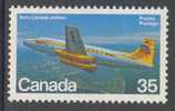 Canada 1981 Mi 816 YT 781 ** Avro Canada Jetliner - Training + Transport Aircraft / Avions D'entraînement + Transport - Neufs