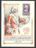 CARTE MAXIMUM ANCIENNE- ALGÉRIE-  LE COMTE D'ARGENSON- JOURNEE NATIONALE DU TIMBRE 1953 - Maximumkarten