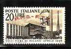 1948 - 27° FIERA DI MILANO- CAT. SASS. N°39  TL - VAL. CAT. 9.00 € - Correo Aéreo
