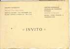 INVITO COMMEMORAZIONE OSLAVIA -  1926 - MILANO  GRUPPO SUPERSTITI  SELLETTA OSLAVIA . - Andere & Zonder Classificatie