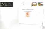 ANNEE 2009 ENVELOPPE AVEC 2 TIMBRES "THEME REGIONS DE FRANCE" OBLITERES - Lettres & Documents