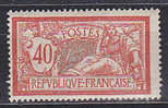 France Yvert N° 119 X - Cote 16 Euros - Prix De Départ 5 Euros - 1900-27 Merson