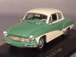 Minichamps 430015922, Wartburg A312 Coupé 1958 1:43 - Minichamps