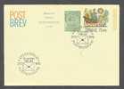 Sweden Postal Stationery Ganzsache Postbrev 1975 FDC Cover Stockholm Postmuseum Kuvertets Historia MNH - Ganzsachen