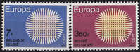 Belgio 1970 Europa 2 Vl  Nuovi Serie Completa - 1970