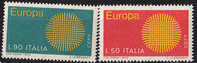 Italia 1970 Europa 2 Vl  Nuovi Serie Completa - 1970