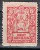 Benefico SEVILLA, 5 Cts Rosa Papel Coloreado, Guerra Civil - Spanish Civil War Labels