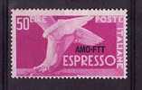 1947-48 - DEMOCRATICA - ESPRESSO -  CAT. SASS. N. 7 *  VAL. CAT. 5.00 € - Poste Exprèsse