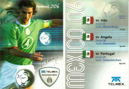 Rafael Márquez (FC Barcelone)  Equipe Nationale Du Mexique  2006. ATLAS F.C. Guadalajara, Mexico  Photos Des 2 Cotés. - 2006 – Duitsland