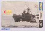 TC 256a BUQUE ANTARTICO VANGUARDIA, ARMADA NACIONAL URUGUAY. Navire De La Marine, Navy Ship. ANTEL. - Uruguay