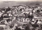 FINISTERE.CARANTEC. VUE AERIENNE DU CENTRE..plissure Cote Droit - Carantec