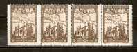 SPAIN 1930 2c STRIP 4 MNH - Ongebruikt