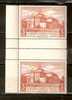 SPAIN 1930 5c GUTTER PAIR IBERO MNH - Unused Stamps