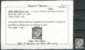 GREAT BRITAIN - 1883/84 QUEEN VICTORIA 1s Green With Certificate - V2008 - Usati