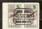 SPAIN 1945 PRO MONTERIA  IBERIA PAIR  #3 - Fiscal-postal