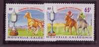 NOUVELLE-CALEDONIE N°735/36** NEUF SANS CHARNIERE  COURSES HIPPIQUES - Neufs