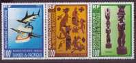 NOUVELLE-CALEDONIE N°741/43** NEUF SANS CHARNIERE    LES ARTS - Unused Stamps