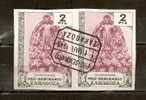 SPAIN 1945 PRO SEMINARIO  ZARAGOZA PAIR IMPERF #3 - Revenue Stamps