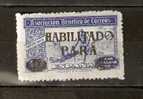 SPAIN RURAL OV. HABILITADO & NEW VALUE 5 PARA BLACK - Kriegssteuermarken