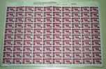 SPAIN RURAL SIN VALOR 10c FULL SHEET OF 100 STAMPS - Kriegssteuermarken