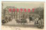 RARE - 75001 PARIS - HIPPOMOBILE - CALECHE & FIACRE Devant Le Conseil D'Etat à Paris En 1900 - Dos Scané - Trasporto Pubblico Stradale