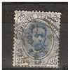 1891-96 REGNO USATO Umberto I 25 CENT - RR1387 - Afgestempeld