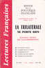 Lectures Françaises 300 Avril 1982 Henri Coston Revue De La Politique Française - Política