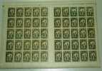 SPAIN 1930 10c FULL SHEET OF 50 STAMPS MH-MNH - Unused Stamps