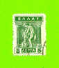 Timbre Oblitéré Used Stamp Selo Carimbado 5 Lepta GRECE HELLAS GREECE Année 1917 - Usati