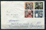 Germany 1957 Cover. Complete Set Of Stamps 270-273 - Storia Postale