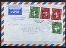 Germany 1956 Cover. Sent To USA. Stamps MI 235-6. Used - Lettres & Documents