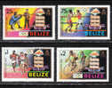 Belize 1984 Summer Olympics Los Angeles Shooting Boxing Running MNH - Belice (1973-...)