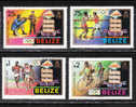 Belize 1984 Summer Olympics Los Angeles Shooting Boxing Running MNH - Belize (1973-...)