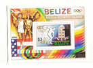 Belize 1984 Summer Olympics Los Angeles Shooting Boxing Running S/S MNH - Sommer 1984: Los Angeles