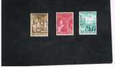 VATICANO - UNIF.281.283  -  1960 TRASLAZIONE DELLA SALMA DI S.S. PAPA  PIO X       - NUOVI (MINT)** - Unused Stamps