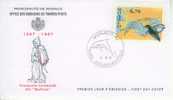 PJM2133 Protection Des Baleines 2133 Monaco 1997 FDC Premier Jour - Wale