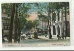 NICE(06)1908-avenue De La Gare Et Eglise Notre Dame-diligence Et Tram-circulée-couleurs - Transport (road) - Car, Bus, Tramway