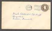 United States Postal Stationery Ganzsache Cover 1½ C Beverly Hills Calif. 1946 Deluxe Cancel To Randers Denmark - 1941-60