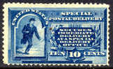 US E1 Mint Hinged 10c Special Delivery From 1885 - Express & Recomendados