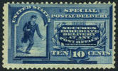 US E2 XF Mint Hinged 10c Special Delivery From 1888 - Espressi & Raccomandate