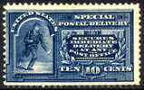 US E5 Mint Hinged 10c Special Delivery From 1895 - Express & Recomendados